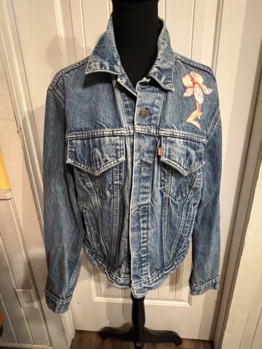 1980s Vintage LEVIS 71506 0216 Blue sz 44 L Denim Jean 1980s Vintage LEVIS 71506 0216 Blue sz 44 L Denim Jean