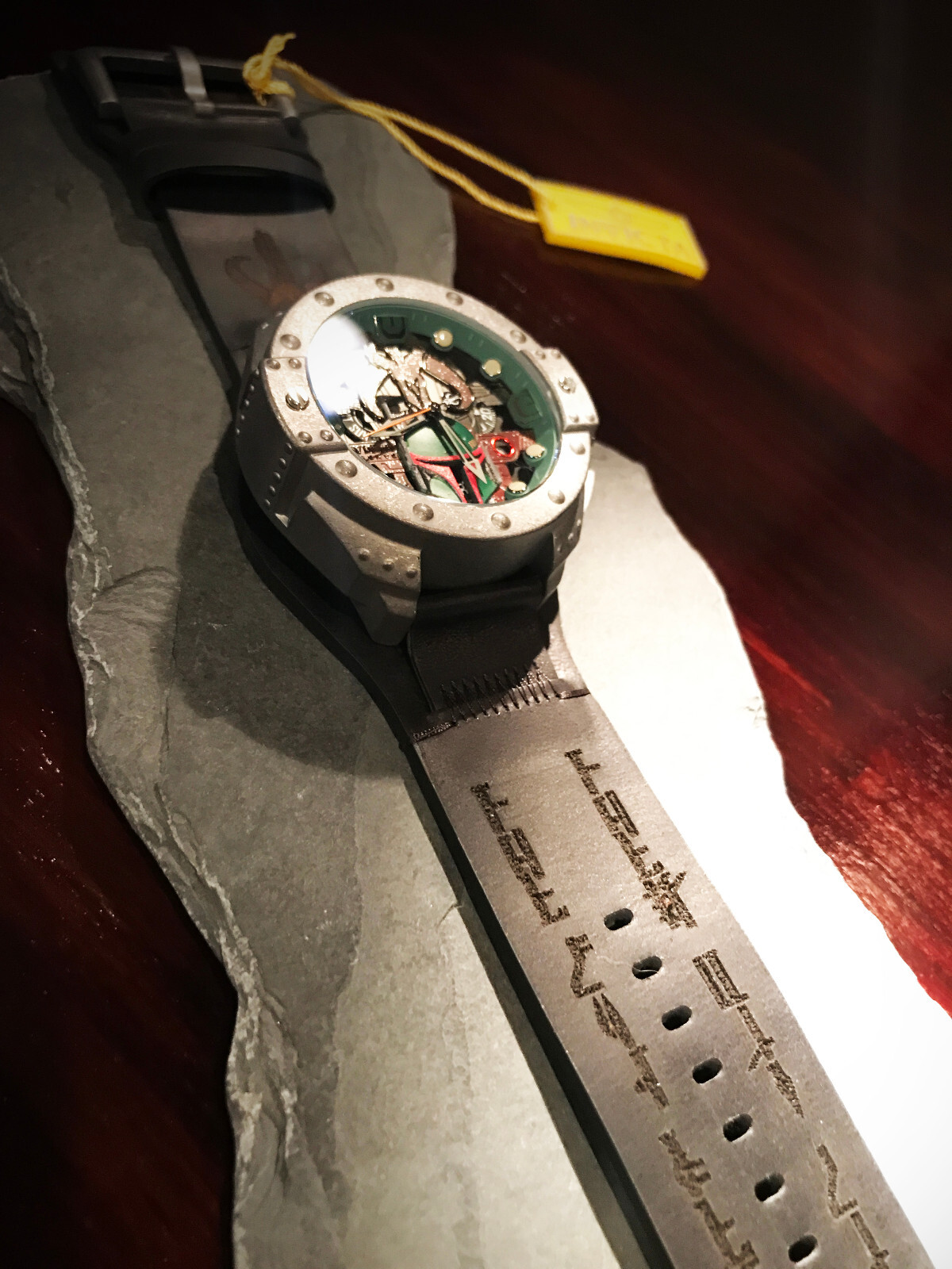 Pre-owned Invicta Boba Fett  Reserve Star Wars Watch 39754 - 52mm Custom Laser Branding