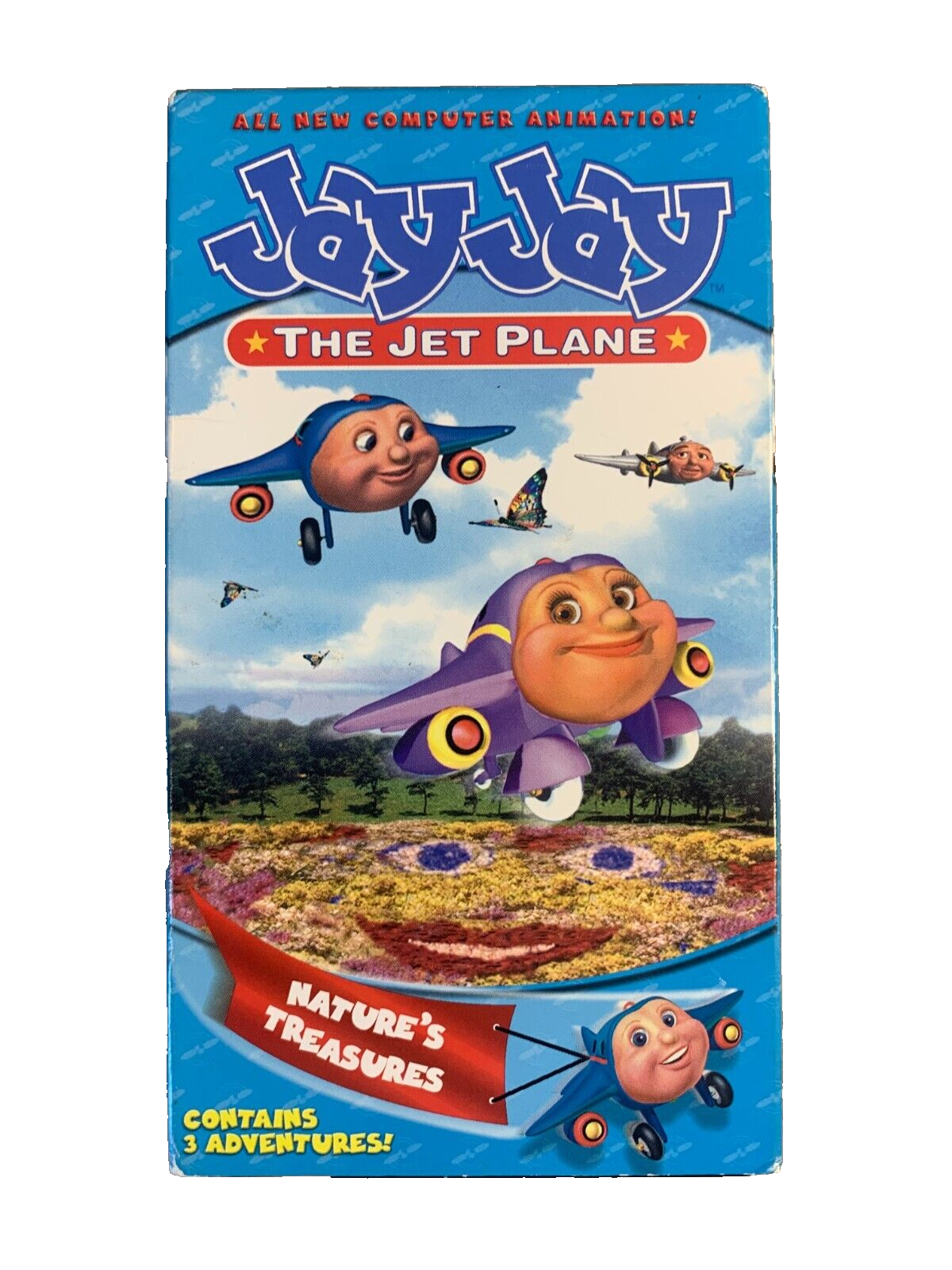 Jay Jay the Jet Plane Natures Treasures VHS Tape 2002 Kids Children’s Cartoon
