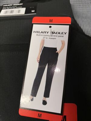 Hilary Ridley  Built In Tummy Control Pants Black Size M