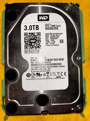 Western digital 3 TB hard drive