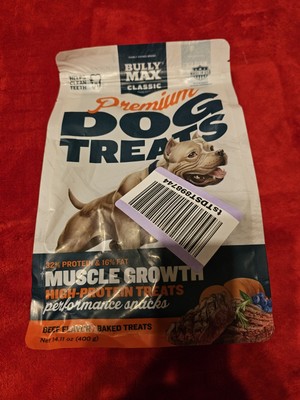 Bully Max Premium Dog Treats 14.11 Oz Beef 6/2025