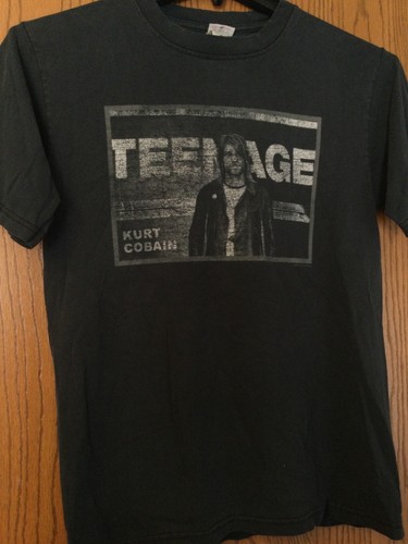 2002's Kurt Cobain追悼 Face Photo anvil Kurt Cobain - “Teenage” - “The End Of Music” - 2002 Gray