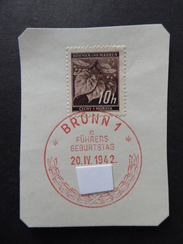 Deutsches Reich - BrÃ¼Nn-Protektorat BÃ¶Hmen U. MÃ¤Hren,  Sonderstempel