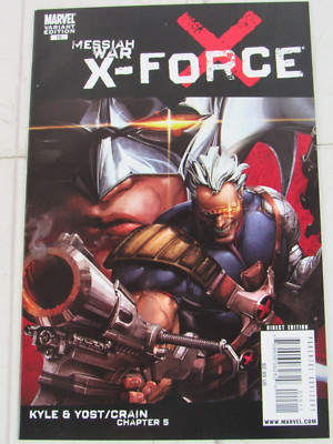 X-Force #15b July 2009 Marvel Comics Clayton Crain 1:10 Retailer Incentive Var.