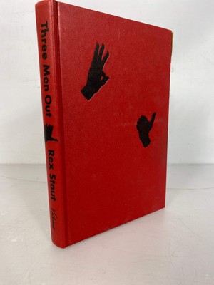 Three Men Out A Nero Wolfe Threesome by Rex Stout 1954 HC