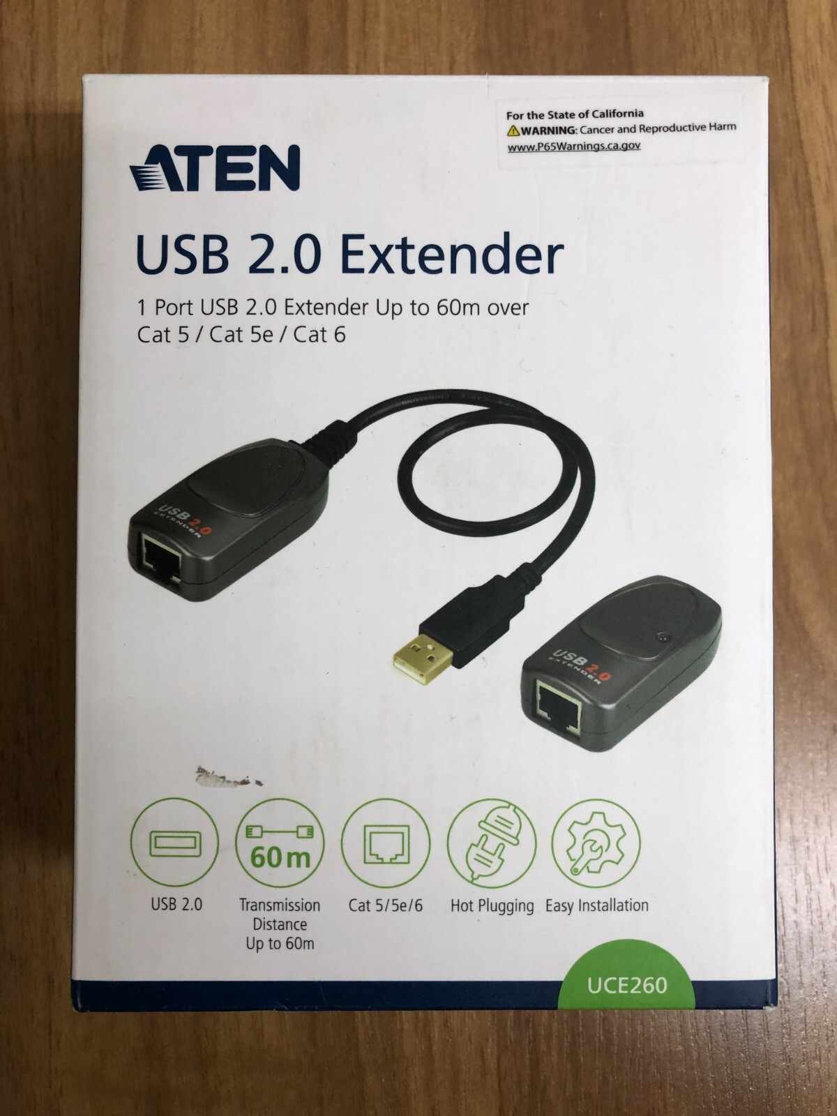 その他 ATEN USB 2.0 Extender UCE260 ATEN UCE260 USB 2.0 Cat 5 Extender | eBay
