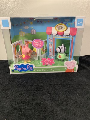 PEPPA PIG Zoe Zebra Photo Booth Playtime Play Set - New