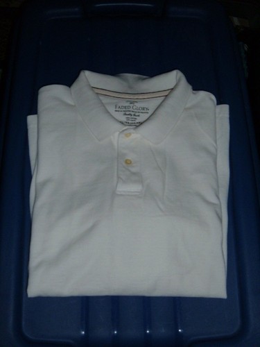 Faded Glory Polo Shirt Mens XL Green Mint Julep 100% Cotton