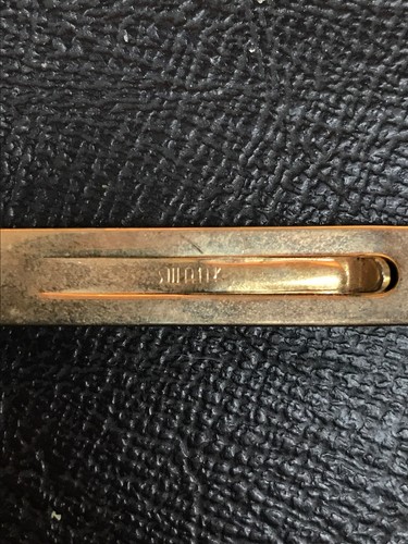 Vintage Swank Money Clip Gold Tone