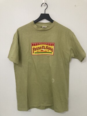 Vintage Liquid Blue Parody Shirt Taco Paso El Gaso Medium 1996 Single Stitch 90s