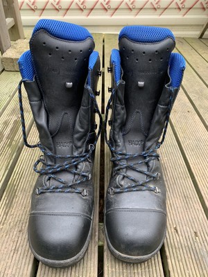 haix chainsaw boots ebay