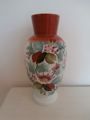 Vintage Japanese Porcelain Polychrome Hand Painted Gold Decorated Bud Vases Tea Ceremony Pair Floral Motif