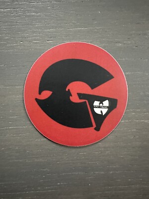 Wu-Tang GZA Vinyl Sticker Circle Maroon Logo  Very High Quality Hip Hop