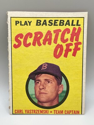 1970 Topps - Scratch Off Carl Yastrzemski Card (UNSCRATCHED) (HOF)