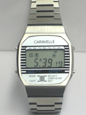 caravelle digital watch