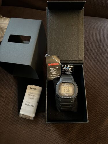 CASIO G-SHOCK GW-5000U-1JF Black Solar Radio Digital Men's CASIO G-SHOCK GW-5000U-1JF Black Solar Radio Digital Men's