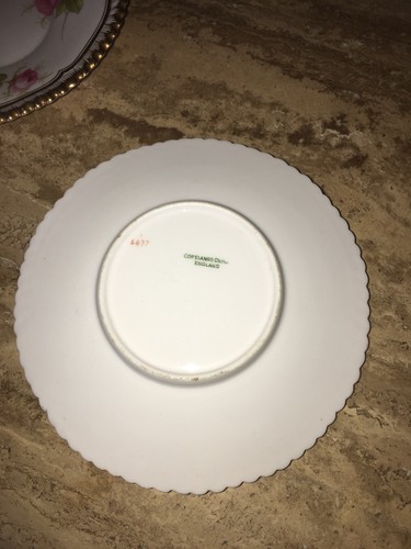 Antique Copelands China England, Gilman Collamore New York Saucers 5 1/4”