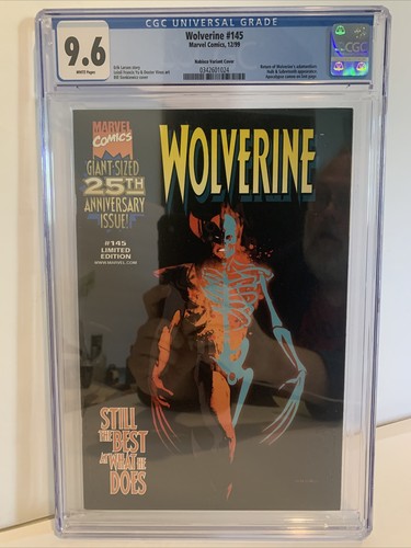 Wolverine #145 CGC 9.6 NABISCO Variant Cover Bill