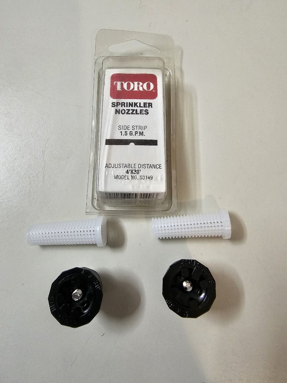 2x TORO 4' X 30' Side Strip Nozzles For 570 Sprinkler w/ Screen 1 pk Model 53149