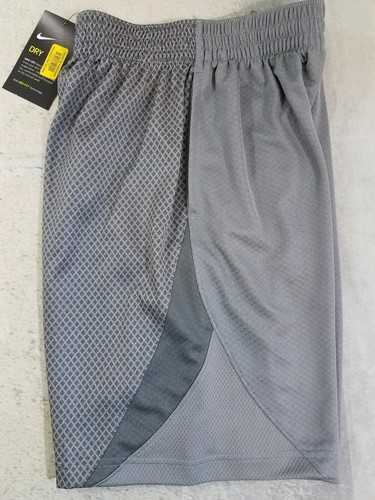 Boys Nike Basketball Shorts Grey Medium 850440-065 NWT Retail $30