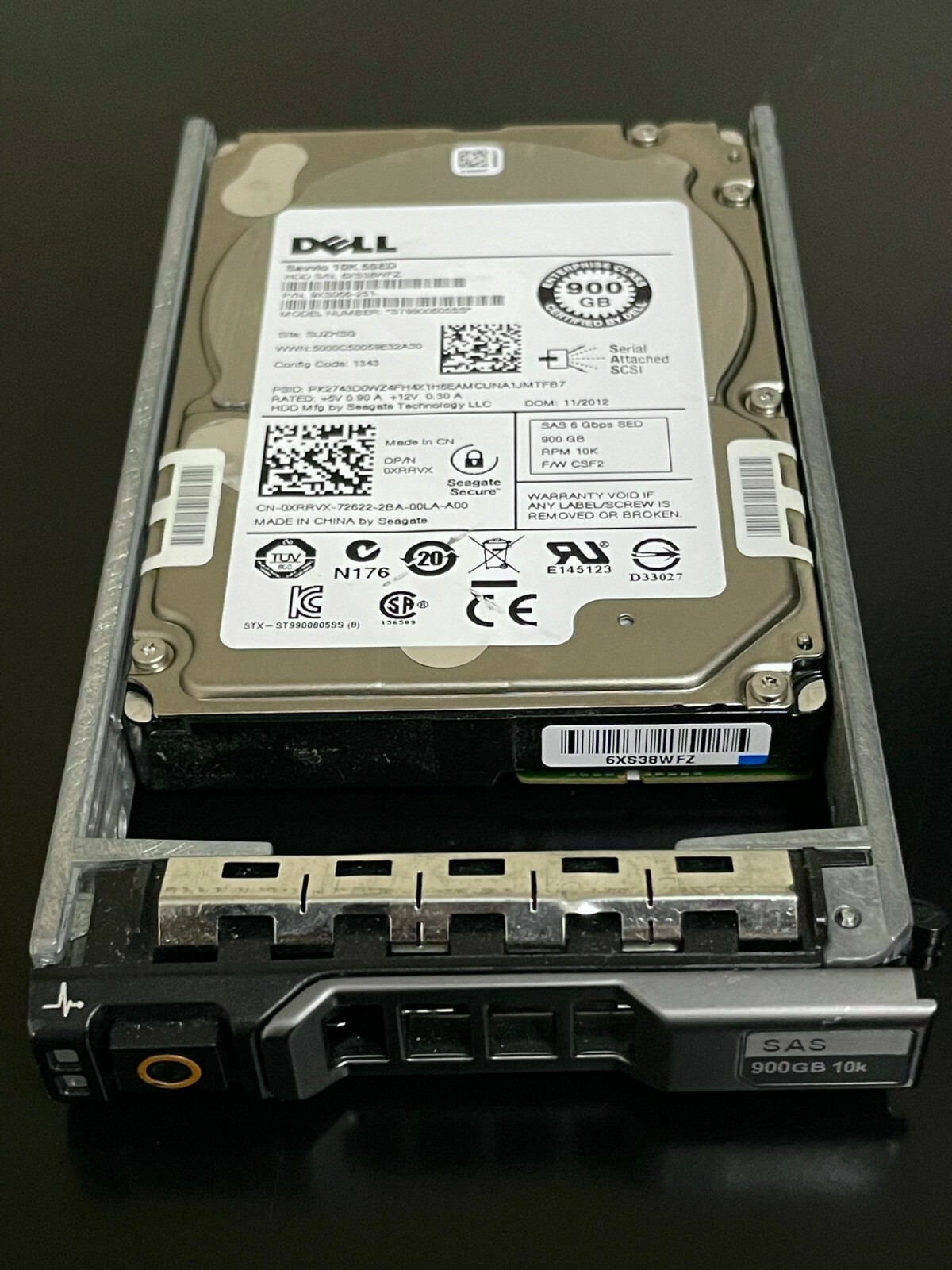 XRRVX 0XRRVX ST9900605SS DELL 900GB 10K 6G SFF 2.5