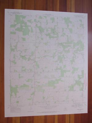 Union Center Texas 1972 Original Vintage USGS Topo Map