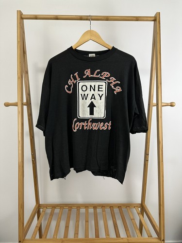 Tシャツ・カットソー [ANOTHERYOUTH] sniper damaged T VTG 80s Chi Alpha Christian One Way Upward Sunbelt Boxy T
