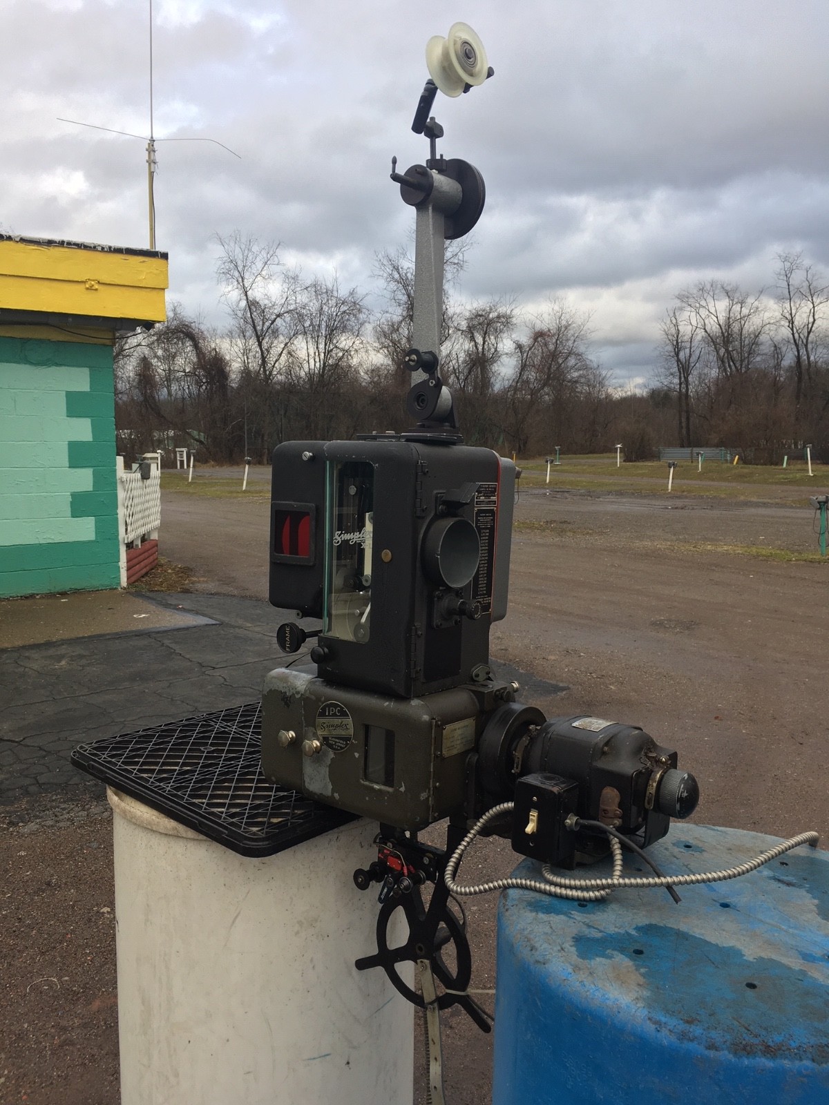 Vintage Drive-In Theater Simplex XL 35mm Projector