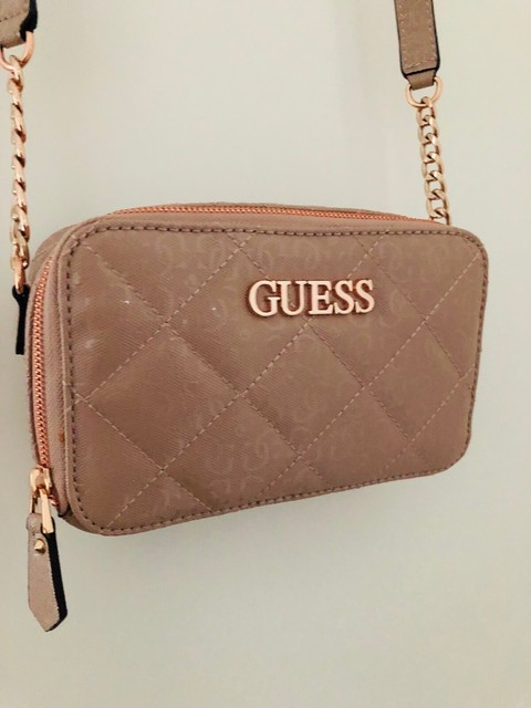 guess rose gold crossbody bag