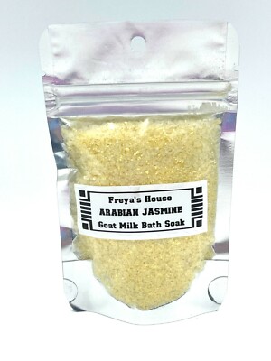 ARABIAN JASMINE Goat Milk Organic Luxury Bath Salts/Love/Stress Relief/Soothing 