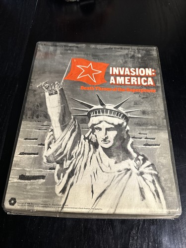 Invasion: America &ndash; Death Throes of the Superpower - SPI - PUNCHED VG RARE!