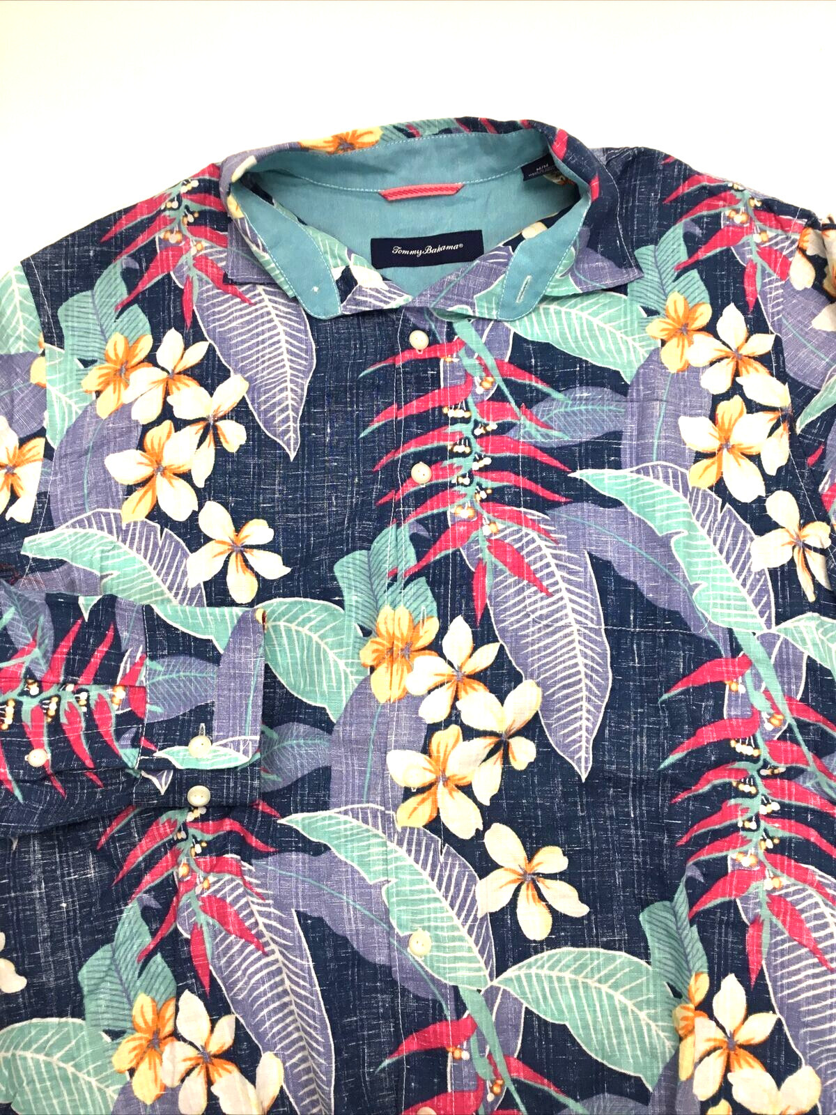 Tommy Bahama T316928 Long Sleeve Livia Leaves Shirt Bering