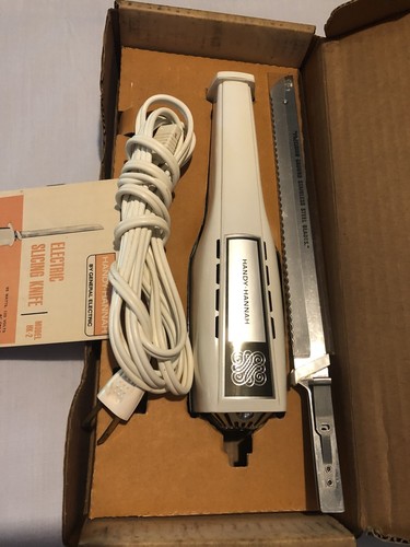 Handy - Hannah Electric Carving Knife Made In The USA Vintage