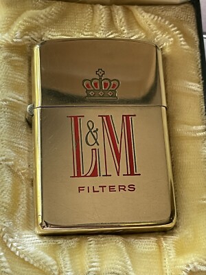 zippo Ｌ＆M タバコメーカー　赤フィルター10k GOLD zippo L＆M タバコメーカー 赤フィルター10k GOLD