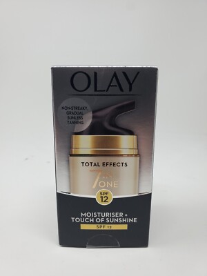 Olay Total Effects 7-In-One Moisturizer + Touch of Sunshine SPF 12, 1.7 oz