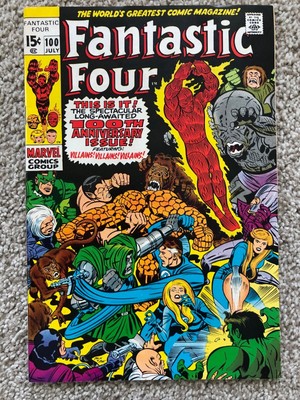 Silver-Age Marvel Comic Book-Fantastic Four 100