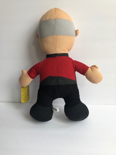 Star Trek Plush CPT Jean-Luc Picard Toy Factory Original Tag 15” Stuffed Toy