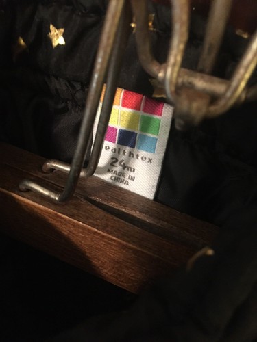 Healthtex Size 24mo Black Puffer Vest With Gold Stars ~