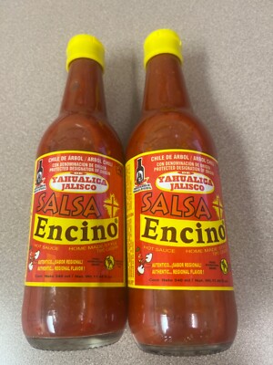 Salsa Encino de Yahualica Jalisco 2 bottles-11.48 fl. oz