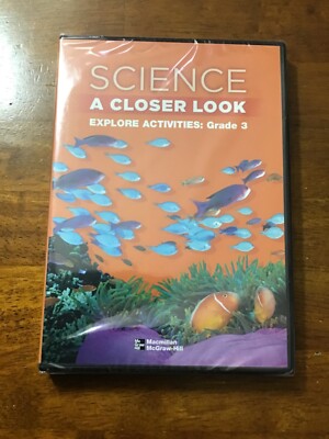 Science ''A Closer Look'' Explore Activities Grade 3 CD-ROM Macmillan McGraw-Hill