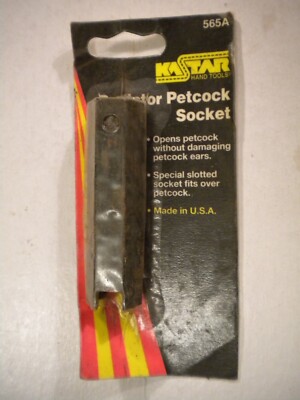 Kastar Hand Tools  Universal Radiator Petcock Socket 565A Made in USA
