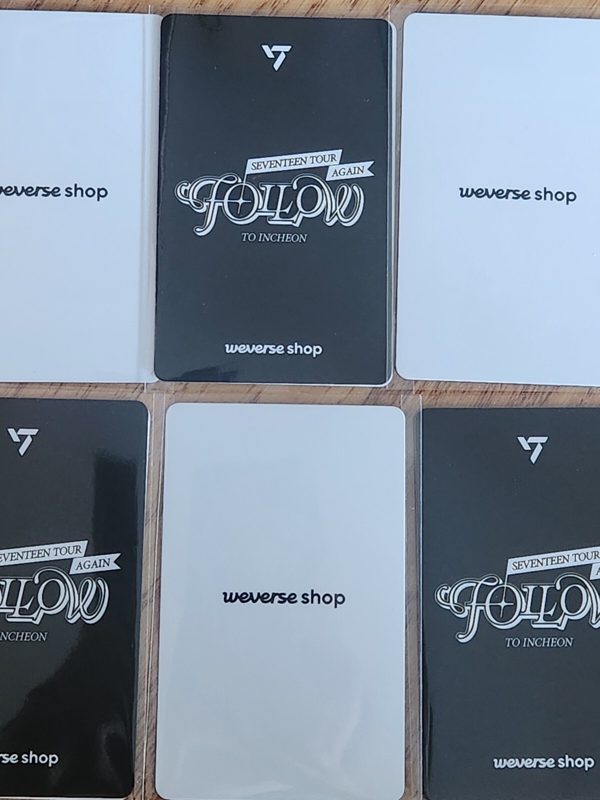 SEVENTEEN LUCKYDRAW PHOTOCARD FOLLOW AGAIN TO INCHEON 10th
