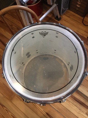 1965 Ludwig 16” Red Sparkle Floor Tom