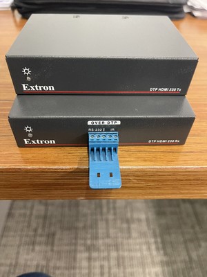 Used Pulls EXTRON DTP HDMI 230 SET Tx/Rx WITH POWER Supplies