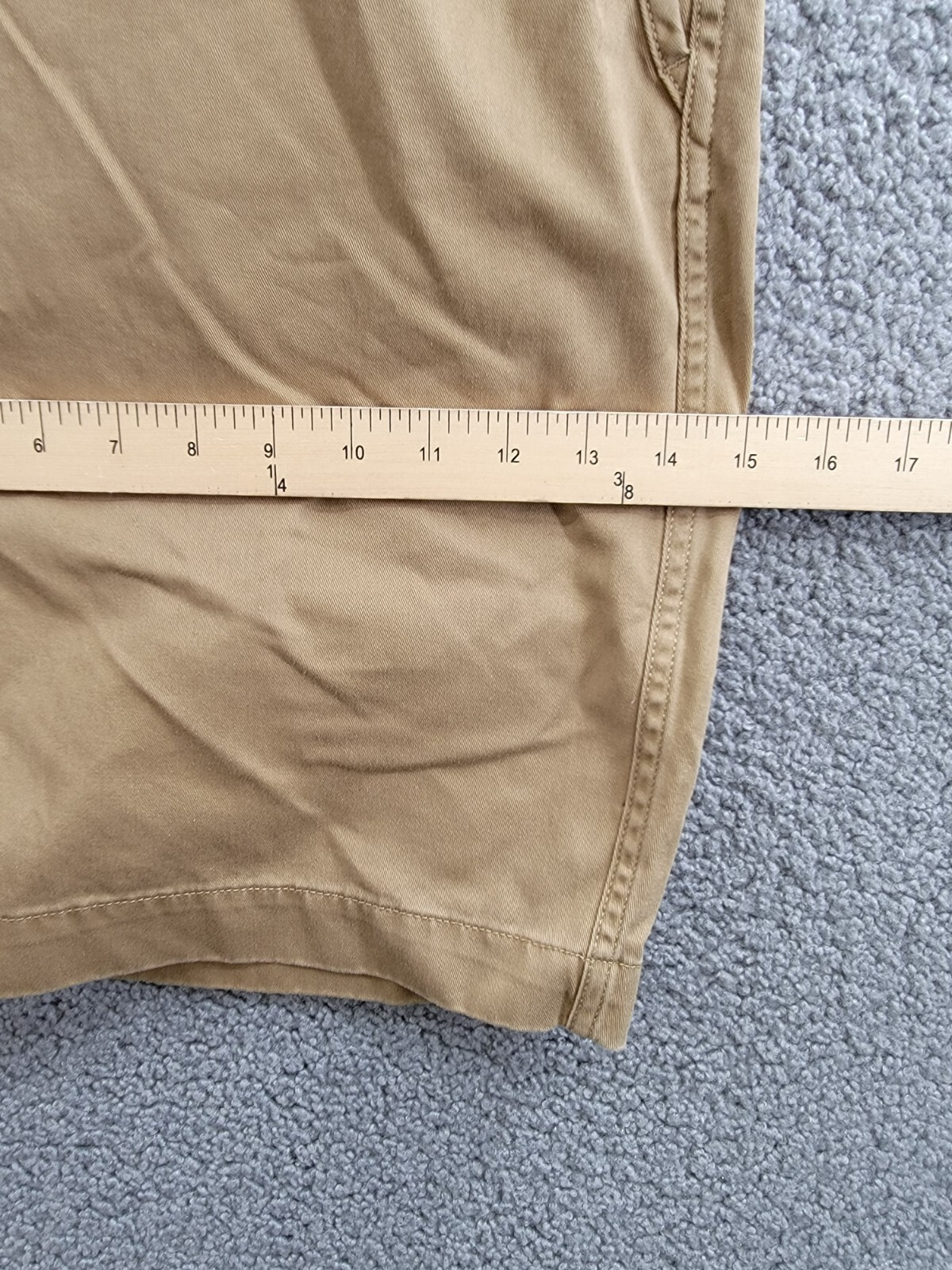 Polo Ralph Lauren 8-Inch Relaxed Fit Chino Shorts Men's 38 Sandsurf Button Zip - Picture 6 of 17