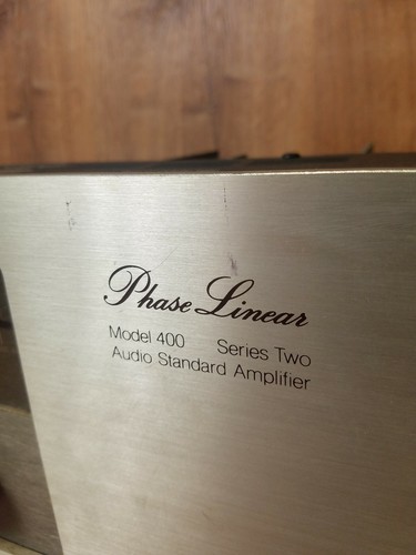 Phase Linear 400 Series II Amplifier As-is