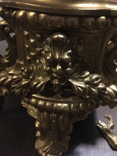 Very large Italian Imperial - Brass mantle clock W/ Candelabras Parts/repair