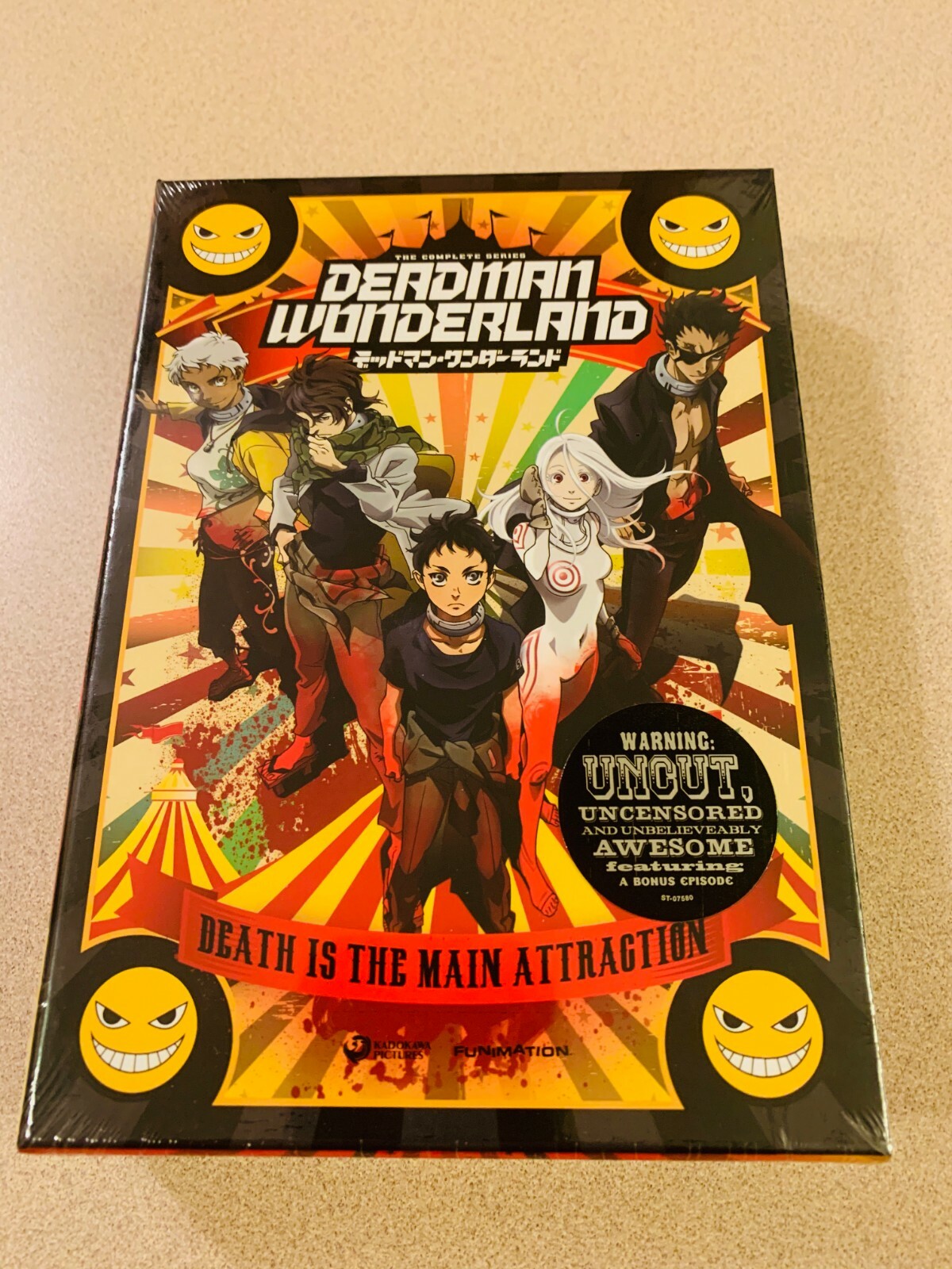 Deadman Wonderland: The Complete Series - 3 DVD Set Sealed
