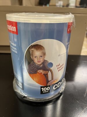 Imation 100 Discs CD-R 1X- 52X, 700MB Music Photos Data